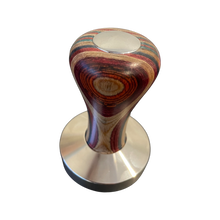 Load image into Gallery viewer, 58mm Coffee Tamper - Premium Woodgrain - Barista Grade
